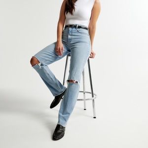 Abercrombie Curve Love Ultra High Rise 90s Jeans